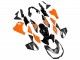 Discount 2010-2013 Orange Glossy Black Kawasaki Z1000 Motorcycle Fairings Canada