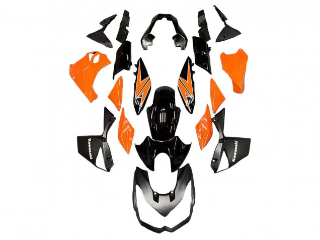 Discount 2010-2013 Orange Glossy Black Kawasaki Z1000 Motorcycle Fairings Canada