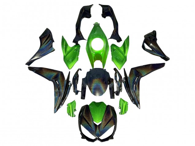 Discount 2014-2019 Green Rainbow Kawasaki Z1000 Motorcycle Fairings Canada