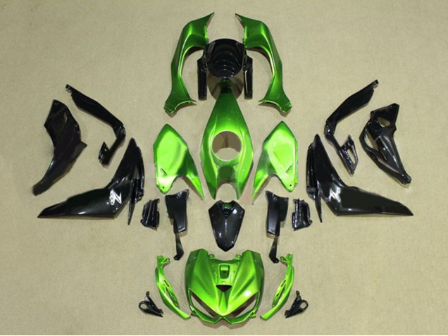 Discount 2014-2019 Green Glossy Black Kawasaki Z1000 Motorcycle Fairings Canada