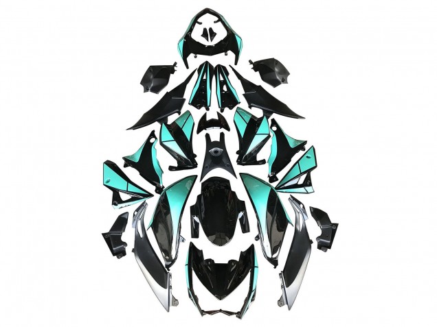 Discount 2014-2019 Light Blue Glossy Black Silver Kawasaki Z1000 Motorcycle Fairings Canada