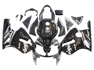 Discount 2000-2001 Glossy Black White Elf Snow Kawasaki ZX12R Motorcycle Fairings Canada