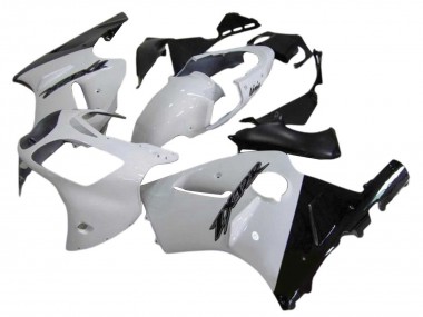 Discount 2000-2001 White Glossy Black Kawasaki ZX12R Motorcycle Fairings Canada