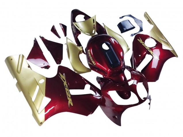 Discount 2000-2001 Red Gold Kawasaki ZX12R Motorcycle Fairings Canada