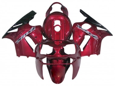 Discount 2002-2006 Candy Red Black Kawasaki ZX12R Motorcycle Fairings Canada