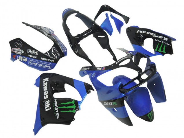 Discount 2002-2006 Blue Black Green White Elf Monster Kawasaki ZX12R Motorcycle Fairings Canada