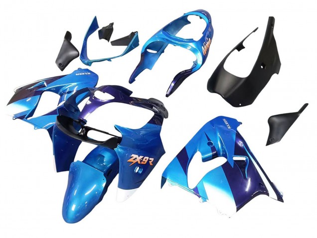 Discount 2000-2001 Blue Black Kawasaki ZX9R Motorcycle Fairings Canada