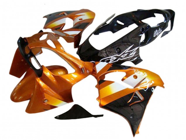 Discount 2000-2001 Orange Black Kawasaki ZX9R Motorcycle Fairings Canada