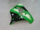 Discount 2000-2001 Green Silver Black Kawasaki ZX9R Motorcycle Fairings Canada