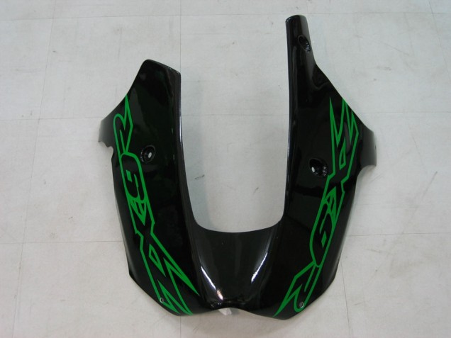 Discount 2000-2001 Green Silver Black Kawasaki ZX9R Motorcycle Fairings Canada