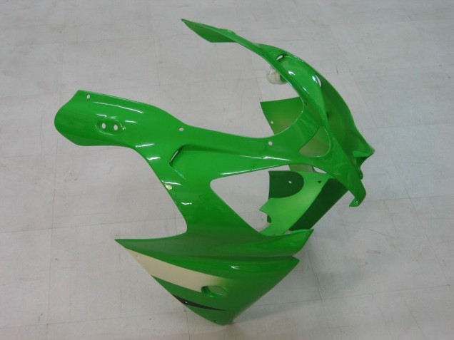 Discount 2000-2001 Green Silver Black Kawasaki ZX9R Motorcycle Fairings Canada