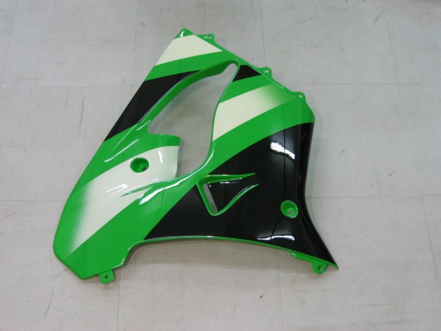 Discount 2000-2001 Green Silver Black Kawasaki ZX9R Motorcycle Fairings Canada