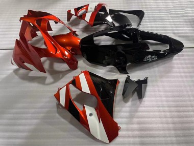 Discount 2002-2003 Red White Glossy Black Kawasaki ZX9R Motorcycle Fairings Canada