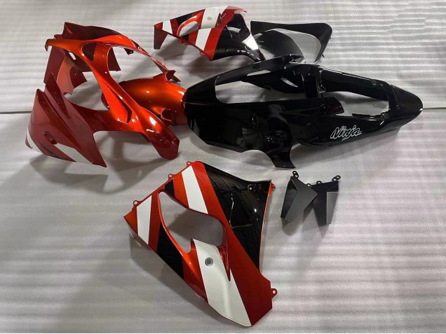 Discount 2002-2003 Red White Glossy Black Kawasaki ZX9R Motorcycle Fairings Canada