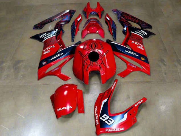 Discount 2019-2020 Red White Dark Blue HRC Pull & Bear 93 Honda CBR650R Motorcycle Fairings Canada