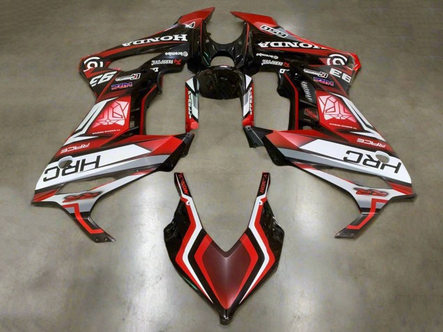 Discount 2019-2020 White Red Glossy Black HRC Honda CBR650R Motorcycle Fairings Canada
