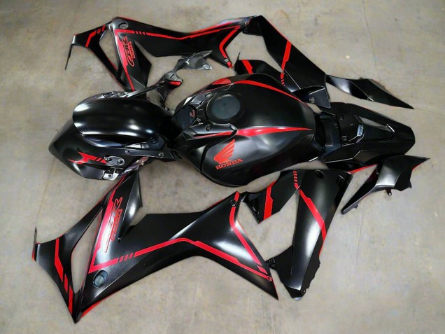 Discount 2021-2023 Glossy Black Red Stripe Honda CBR650R Motorcycle Fairings Canada