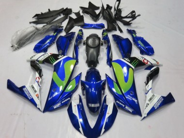 Discount 2015-2018 Blue White Black Green Monster Yamaha YZF R3/R25 Motorcycle Fairings Canada
