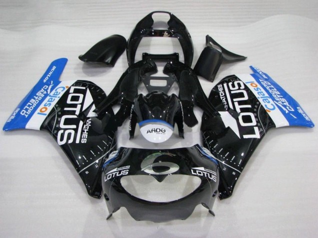 Discount 1995-1997 Glossy Black White Blue Lotus Aprilia RS250 Motorcycle Fairings Canada