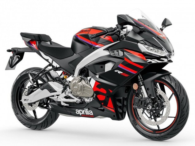 Discount 2024-2025 Matte Black Red Aprilia RS457 Motorcycle Fairings Canada