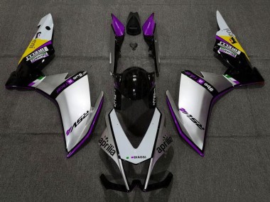Discount 2009-2015 Silver Black Purple Yellow Aprilia RSV4 1000 Motorcycle Fairings Canada