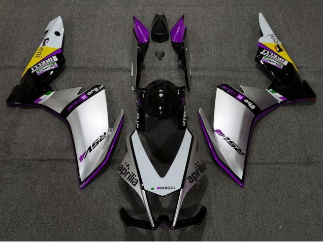 Discount 2009-2015 Silver Black Purple Yellow Aprilia RSV4 1000 Motorcycle Fairings Canada