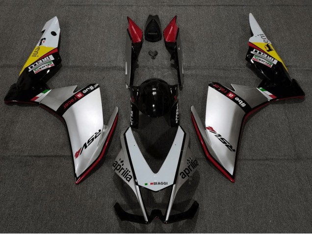 Discount 2009-2015 Silver Red Black Yellow Aprilia RSV4 1000 Bike Fairings Canada