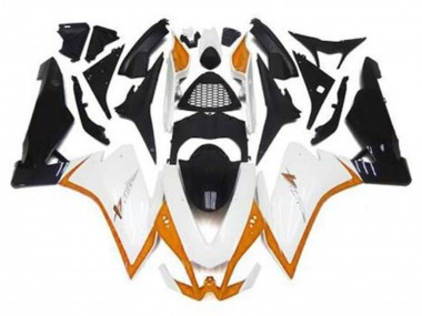 Discount 2009-2015 White Orange Black Aprilia RSV4 1000 Motorcycle Fairings Canada