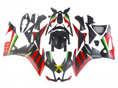 Discount 2009-2015 Matte Black Red Green Stripe Aprilia RSV4 1000 Motorcycle Fairings Canada