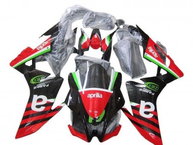Discount 2009-2015 Red Green Black Stripe Aprilia RSV4 1000 Motorcycle Fairings Canada