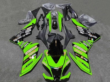 Discount 2009-2015 Green Black Aprilia RSV4 1000 Motorcycle Fairings Canada