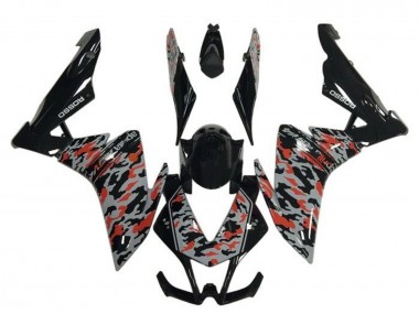 Discount 2009-2015 Black Grey Red Camouflage Aprilia RSV4 1000 Motorcycle Fairings Canada
