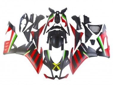 Discount 2016-2020 Matte Black Red Green Stripe Aprilia RSV4 1000 Motorcycle Fairings Canada