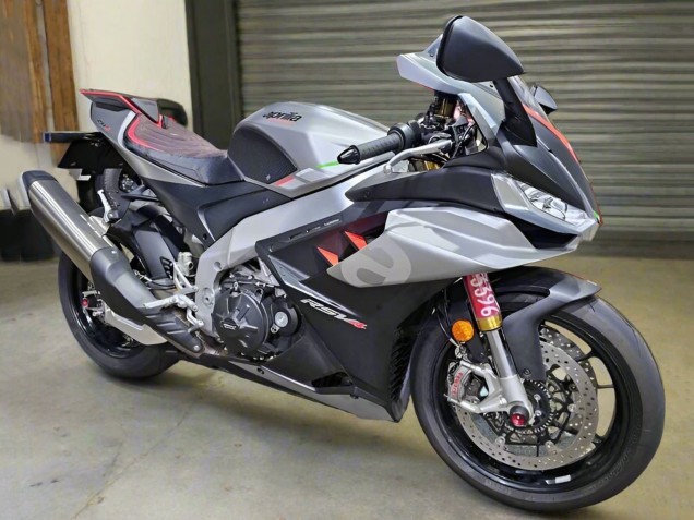 Discount 2021-2024 Glossy Silver Matte Black Aprilia RSV4 1100 Motorcycle Fairings Canada