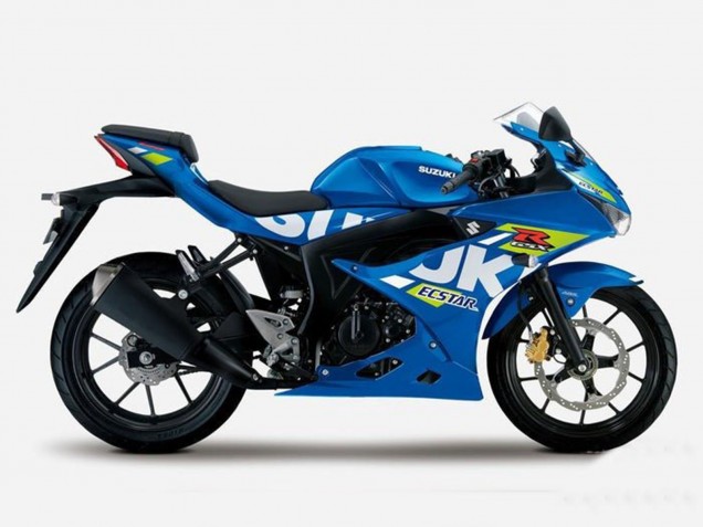 Discount 2017-2025 Blue Yellow Ecstar Suzuki GSXR125 Motorcycle Fairings Canada