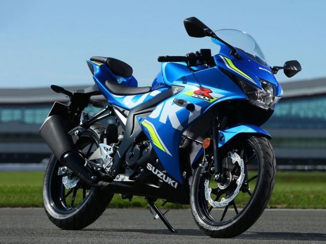 Discount 2017-2025 Blue Suzuki GSXR125 Motorcycle Fairings Canada