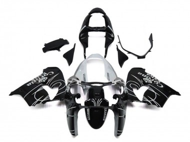 Discount 2002-2003 Glossy Black White Corona Extra Kawasaki ZX9R Motorcycle Fairings Canada