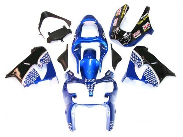 Discount 2002-2003 Blue White Black Kawasaki ZX9R Motorcycle Fairing Canada