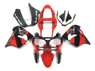 Discount 2002-2003 Red Black Silver Kawasaki ZX9R Motorcycle Fairings Canada