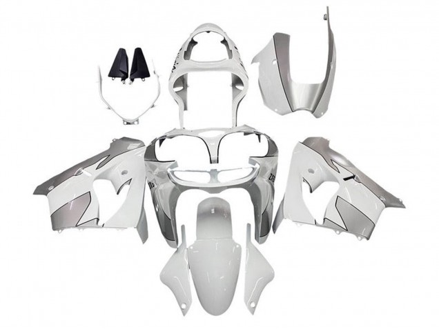 Discount 2002-2003 White Silver Kawasaki ZX9R Motorcycle Fairings Canada