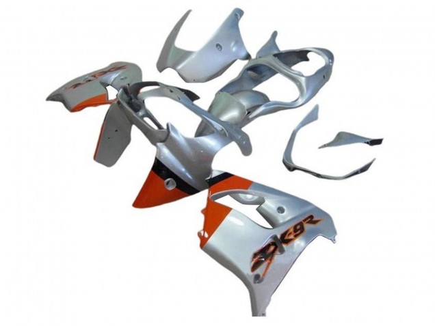 Discount 2002-2003 Silver Orange Black Kawasaki ZX9R Motorcycle Fairings Canada