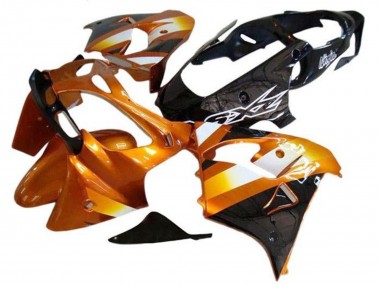 Discount 2002-2003 Orange Black White Kawasaki ZX9R Motorcycle Fairings Canada
