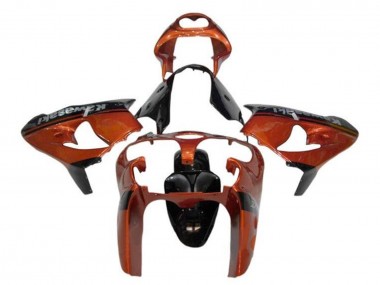 Discount 2002-2003 Orange Black Kawasaki ZX9R Motorcycle Fairings Canada