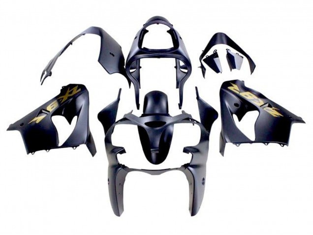 Discount 2002-2003 Blue Gold Kawasaki ZX9R Motorcycle Fairings Canada