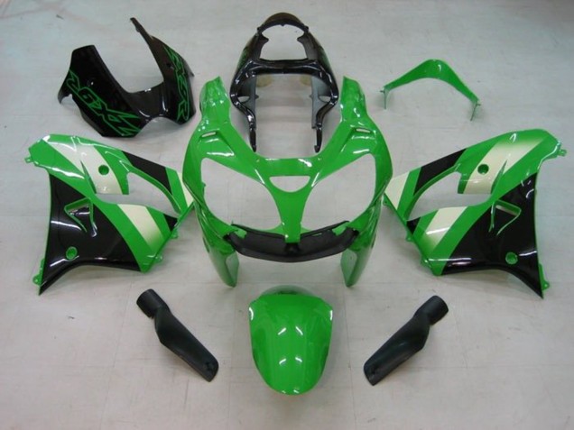Discount 2002-2003 Green White Black Kawasaki ZX9R Motorcycle Fairing Canada