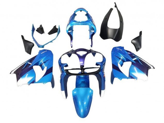Discount 2002-2003 Blue White Black Kawasaki ZX9R Motorcycle Fairings Canada