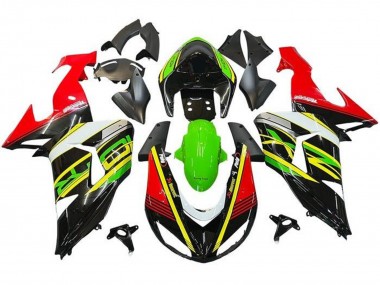 Discount 2006-2007 Red Green Yellow Black Kawasaki ZX10R Motorcycle Fairings Canada