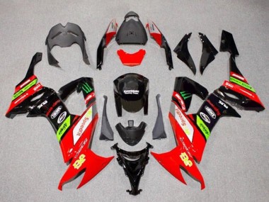 Discount 2008-2010 Red Green Black Yellow Kawasaki ZX10R Motorcycle Fairings Canada