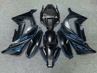 Discount 2011-2015 Matte Black Blue Kawasaki ZX10R Motorcycle Fairings Canada