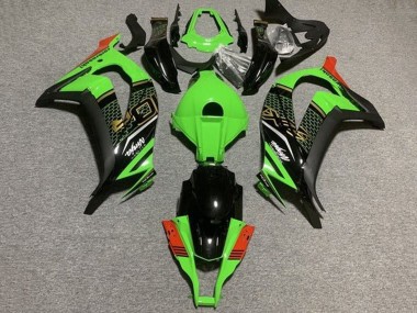 Discount 2011-2015 Green Black Red Honeycomb Kawasaki ZX10R Motorcycle Fairings Canada